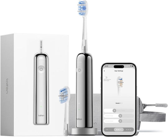 Laifen Water Flosser με Αισθητήρα Πίεσης και Θήκη Ταξιδίου Γκρι