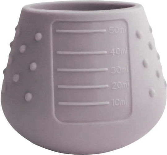 Tidy Tot Pahar pentru copii din silicon bej 50ml pentru 6m+