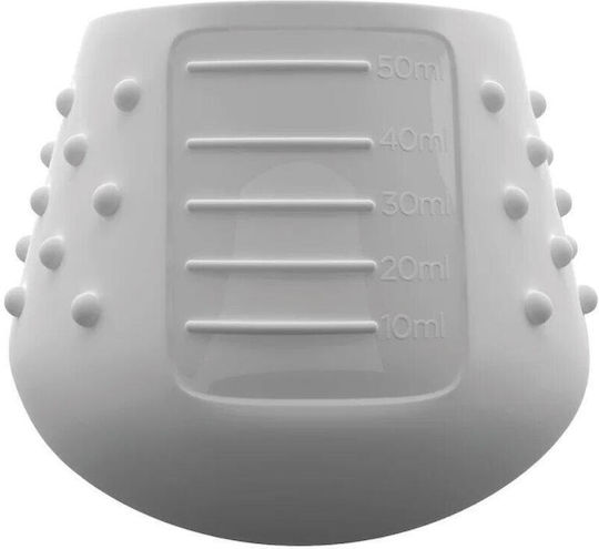 Tidy Tot Pahar pentru copii din silicon gri 50 ml pentru 6m+