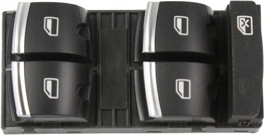 Panou Comutatoare Reglare Geam Audi A3 Q7 10 Pini Cromat 4f0959851h