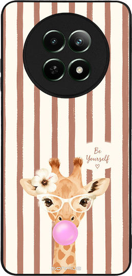 Husă Sonique Stripe Stories Series Realme 12 5G Realme 12X Maro Girafă Bubblegum