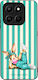 Sonique Stripe Stories Series Case Honor 400 Sm...