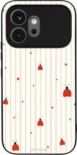 Sonique Case Stripe Stories Series Honor 600 5g Ladybug