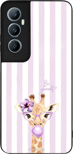 Sonique Stripe Stories Series Case Realme C65 4G Lilac Giraffe Bubblegum