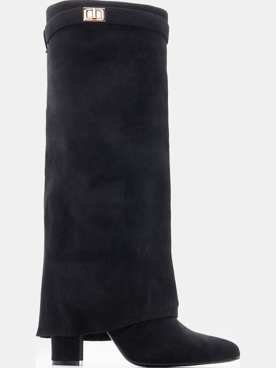 Luigi Wildleder Damenstiefel mit hohem Absatz S...