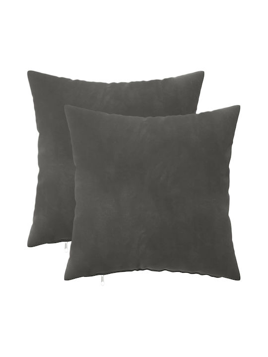 vidaXL Sofa Cushion Heerlen Velvet Dark Grey 50...