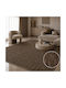 Jollie Wohnzimmer Teppich Rechteckig Offene Braune Beigen 200x290cm