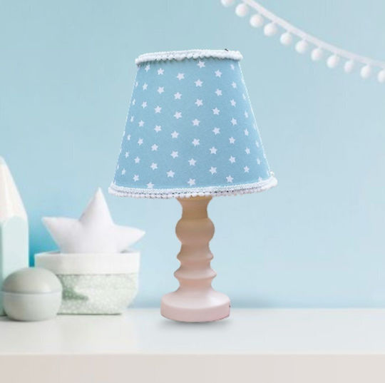 Kinder Tischlampe Veraman Pretty Stars Türkis 25x15x12cm