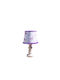 Kids Side Table Lamp Birds Grey 20x15x10cm