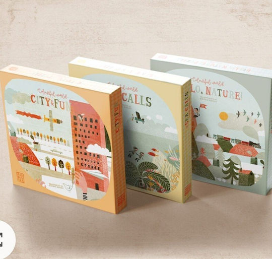 Kids Puzzle City&Fun Poster 4+ 52pcs 15-City (Various Designs) 1pc