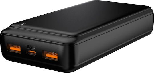 Denver PQC-20009 Power Bank 20000mAh 22.5W with 2 USB-A Ports and USB-C Power Delivery / Quick Charge Black