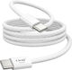 Linq USB Typ-C Zu USB Typ-C Kabel PD 60W Schnelles Laden 1m Sim Ejector Inklusive Weiß