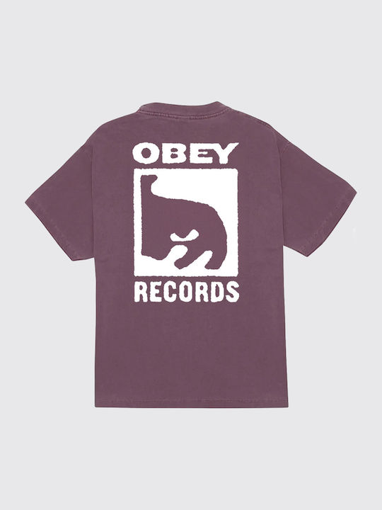 Obey Μπλούζα Μωβ