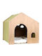Ikaros Hundebett Haus Grün 47x52cm
