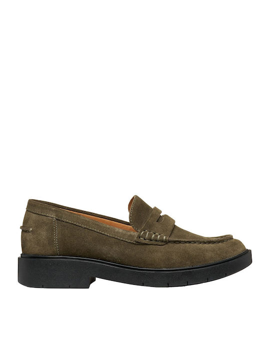 Spherica Γυναικεία Loafers σε Χακί Χρώμα