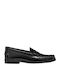 Δερμάτινα Γυναικεία Loafers σε Μαύρο Χρώμα