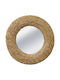 Marhome Wall Mirror With White Frame Diameter 80cm