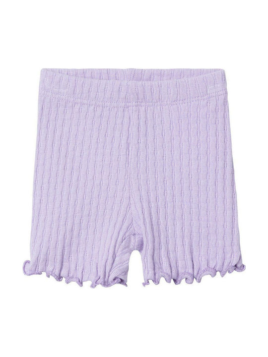 Kinder Shorts & Bermudas Stoff Flieder