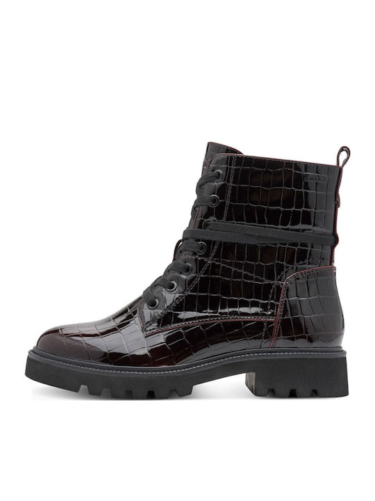 Women's Red Combat Boots