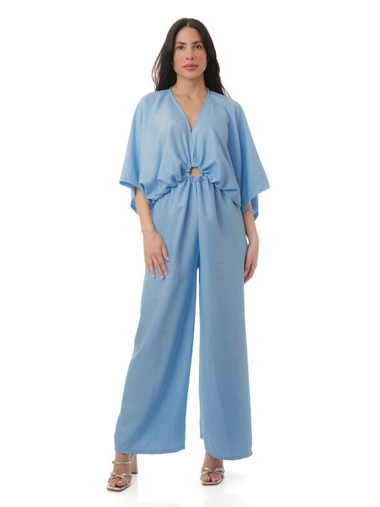 Silia D Damen Jumpsuit Blau