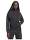 Full-zip Women's Hooded Sweatshirt Black