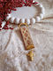 By Anastasia's Art Creations Μαρτυρικό Βάπτισης Μπρελόκ Μεταλλικό Κόκκινο 30τμχ