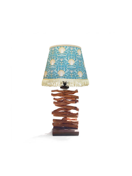 Table Lamp for E27 Fitting with Green Shade and Base