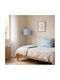 Cells Floor Lamp Dimensions H35xL1.55cm with Lamp Bulb Base for E27 Blue