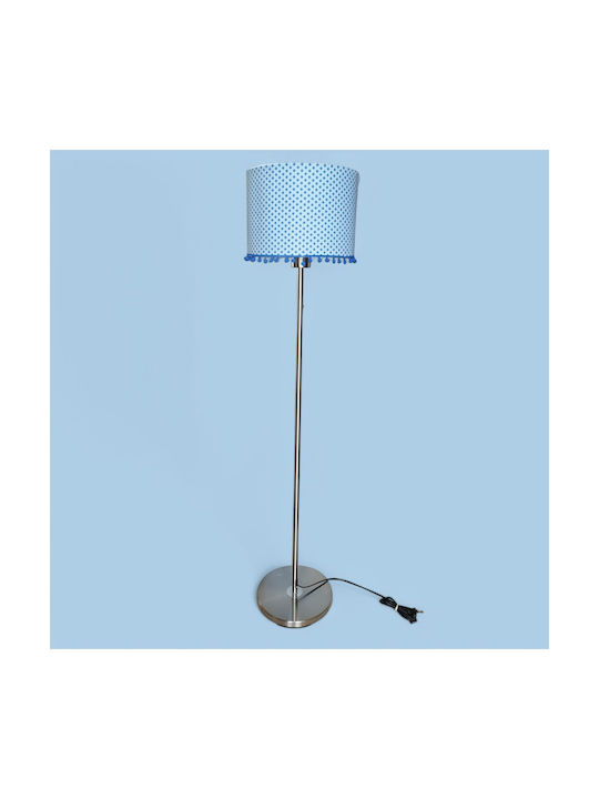 Small Dots Lampadar De Podea Cu Bază De Bec Pentru Bec E27 Albastru