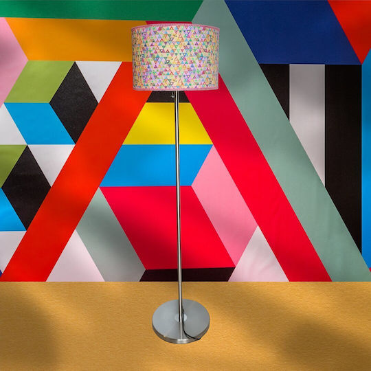 Soft Floor Lamp with E27 Lamp Bulb Base Pink