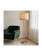 Classic Floor Lamp with Lamp Bulb Base for E27 Gold