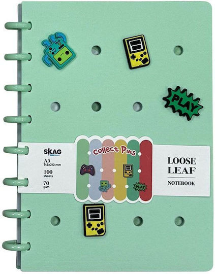 Skag Ruled Notebook 100 Sheets Green
