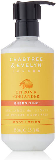 Crabtree & Evelyn Citron & Coriander Gel de duș tonifiant cu aromă de citrice 250ml