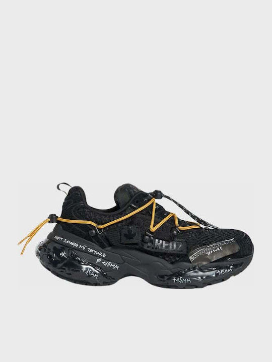 Dsquared2 Faster Adidași pentru bărbați Negri