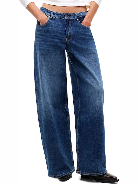 Tommy Hilfiger Pantaloni Jean Dama Cu Talie Joasă Cu Croială Lejeră
