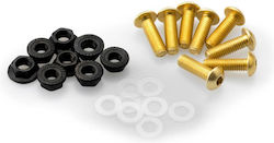 Puig Motorradverkleidungsschrauben Gelbe Racing Zäpfchen 6 Stück 0956g Puig Motorradverkleidungsschrauben Gelbe Racing Zäpfchen 6 Stück 0956g
