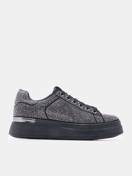 Luigi Women's Flatforms Sneakers Black