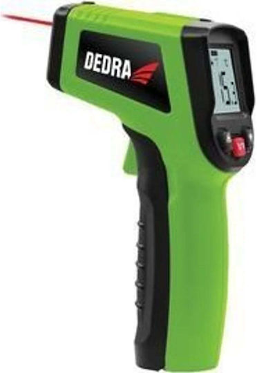 Dedra MC0951 Infrarot- und Laserthermometer Für Temperaturen Von 0°C Bis 50°C Mit Verhältnis Von Abstand Zum Ziel 12:1