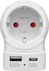 HAMA 00223479 Adaptor Pentru Prize De America HAMA 00223479 Adaptor Pentru Prize De America