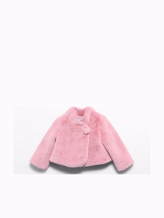 Kinderjacken & Winterjacken  Kurze Rosa Pelze