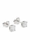 Senzio Belibasakis Ohrringe aus Silber mit Diamant