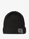 Beanie Unisex Strickmütze in Schwarz