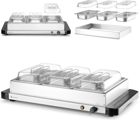 Încălzitor Electric Plită Mâncare 3x Gn 1/3 400 W