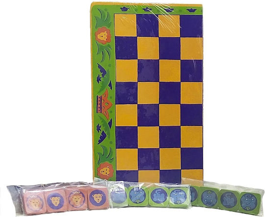 Επιτραπέζιο Παιχνίδι Ντάμα Eco Hand Made Toys 4+ Ετών