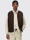 Ανδρική Ζακέτα Fleece Καφέ