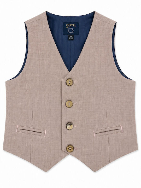 Kids Brown Sugar Brown Vest