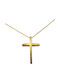 Kontopoulos Gold Cross 9K with Chain