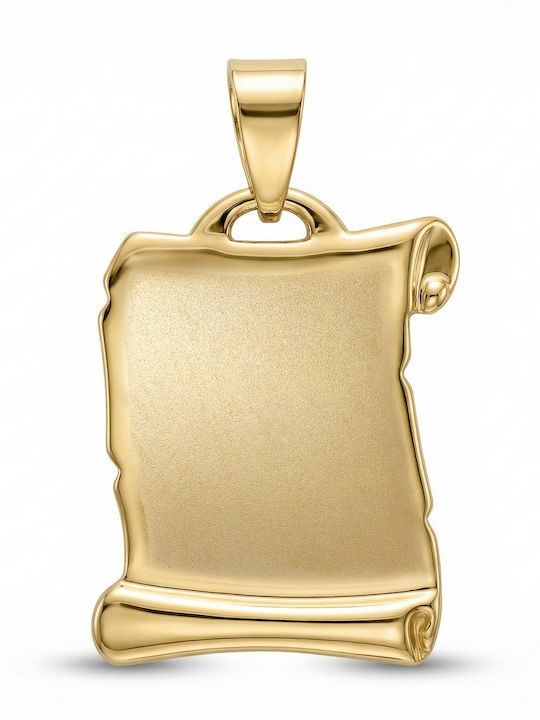 Kiriakos Gofas Hängendes Charm Ausweis aus 9K Gold