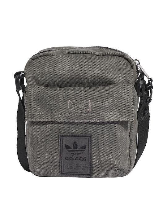 Herren Schulter / Crossbody Tasche Schwarz