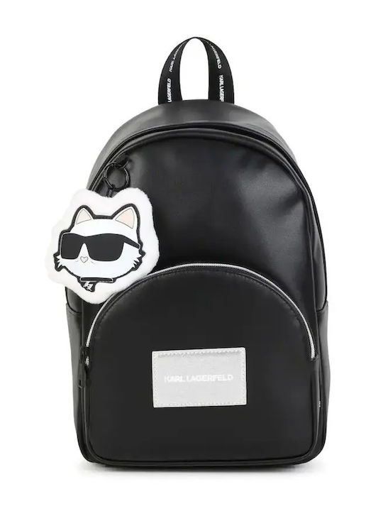 Karl Lagerfeld Geantă de spate pentru copii Neagră